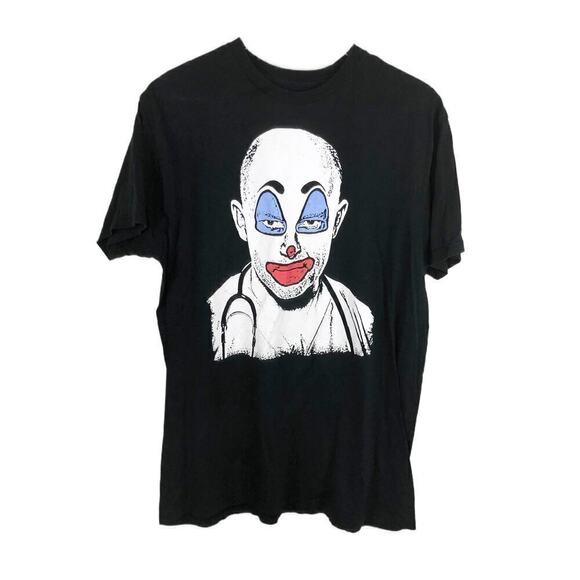 Hot Topic Childrens Hospital RARE Dr. Blake Downs Clown Face T-Shirt Mens Sz XL - Picture 1 of 5